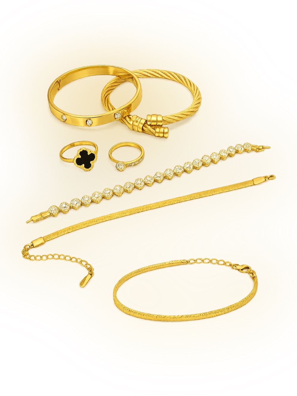 Boutique Gold-Plated Jewelry Bundle